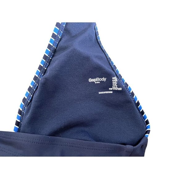 GapBody Navy Blue Striped Bikini Top - Picture 8 of 8